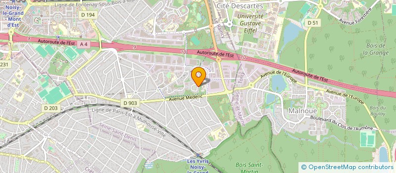 localisation de l'entreprise MONSIEUR FRANCK TRIBOUILLARD  NOISY-LE-GRAND