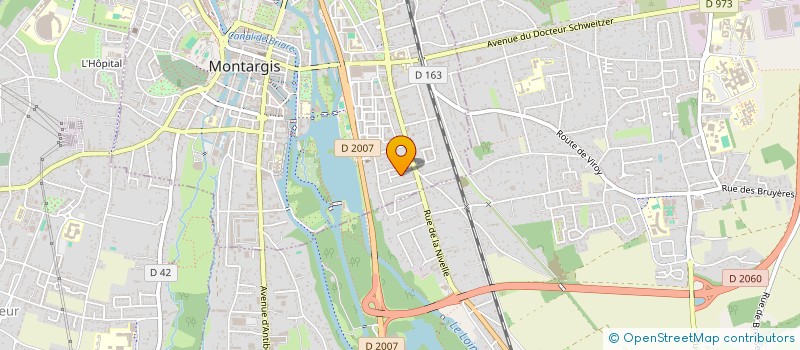 localisation de l'entreprise MONSIEUR FRANCK TRIGLA à MONTARGIS