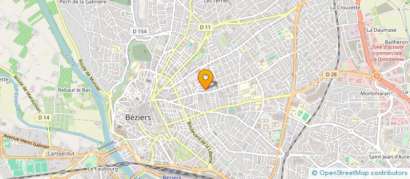 localisation de l'entreprise MONSIEUR FRANCK TROISGROS  BEZIERS