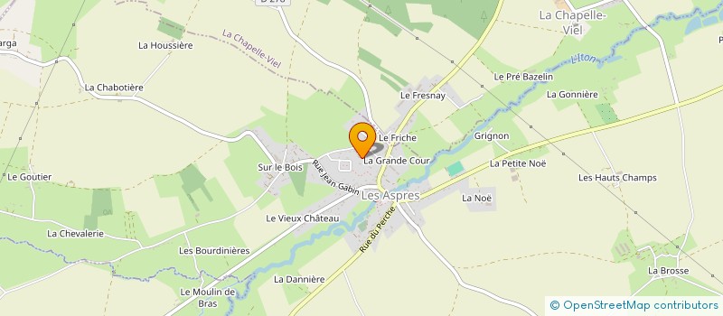 localisation de l'entreprise MONSIEUR FRANCK TROUVET à LA CHAPELLE-VIEL