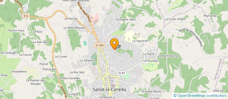 localisation de l'entreprise MONSIEUR FRANCK TRUQUET à SARLAT-LA-CANEDA