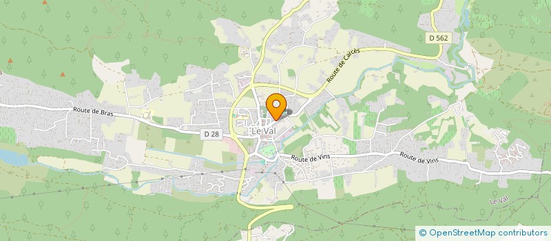 localisation de l'entreprise MONSIEUR FRANCK TRUTALLI à LE VAL