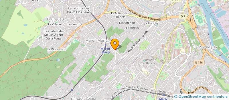 localisation de l'entreprise MONSIEUR FRANCK TUFFEREAU  MAREIL-MARLY