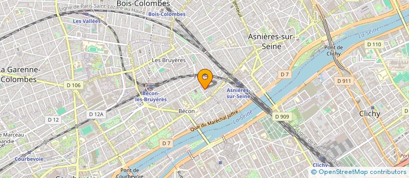 localisation de l'entreprise MONSIEUR FRANCK TYSSIER à COURBEVOIE