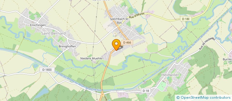 localisation de l'entreprise MONSIEUR FRANCK UDOVC  SPECHBACH