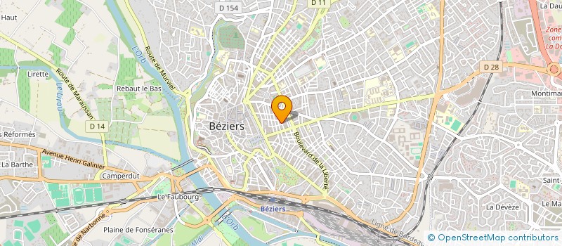 localisation de l'entreprise MONSIEUR FRANCK UGAL à BEZIERS