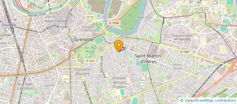 localisation de l'entreprise MONSIEUR FRANCK UPJOHN à GRENOBLE