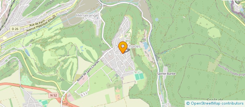 localisation de l'entreprise MONSIEUR FRANCK URBAIN  HAUCOURT-MOULAINE