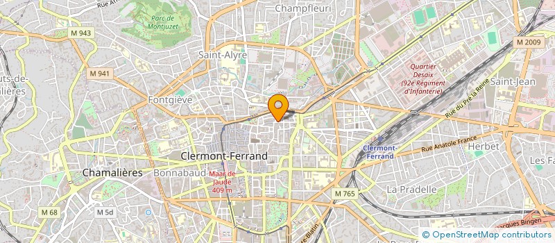 localisation de l'entreprise MONSIEUR FRANCK VALANCHON à CLERMONT-FERRAND
