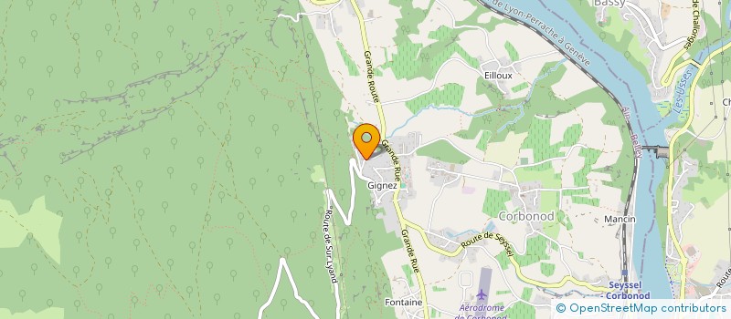 localisation de l'entreprise MONSIEUR FRANCK VALAYER  CORBONOD