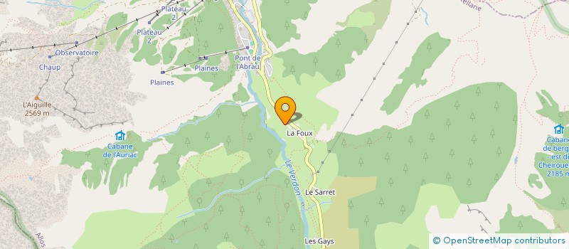 localisation de l'entreprise MONSIEUR FRANCK VALLADE  ALLOS