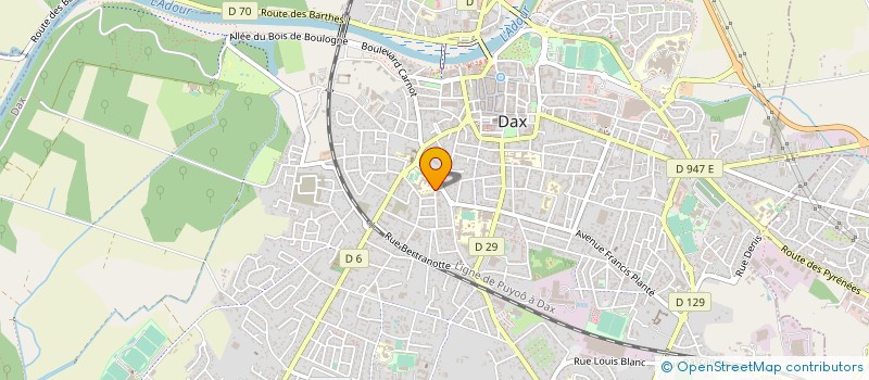 localisation de l'entreprise MONSIEUR FRANCK VALLET à DAX