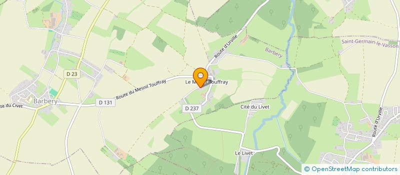 localisation de l'entreprise MONSIEUR FRANCK VALOGNES  BARBERY