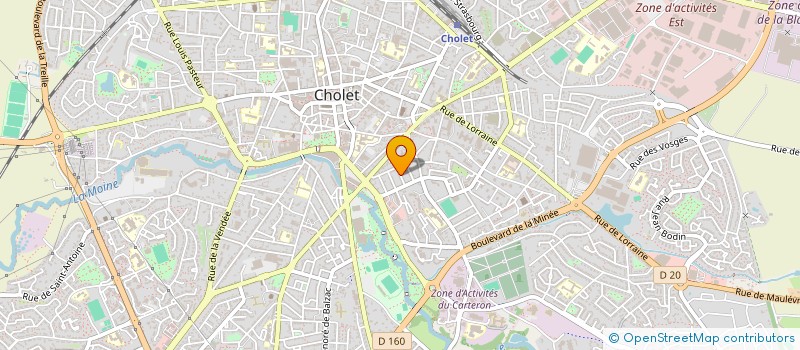localisation de l'entreprise MONSIEUR FRANCK VAN DE WALLE à CHOLET
