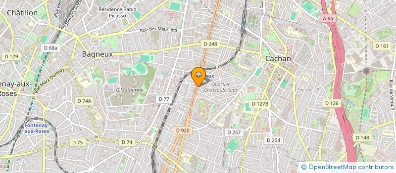 localisation de l'entreprise MONSIEUR FRANCK VAN-LEEUWEN  CACHAN