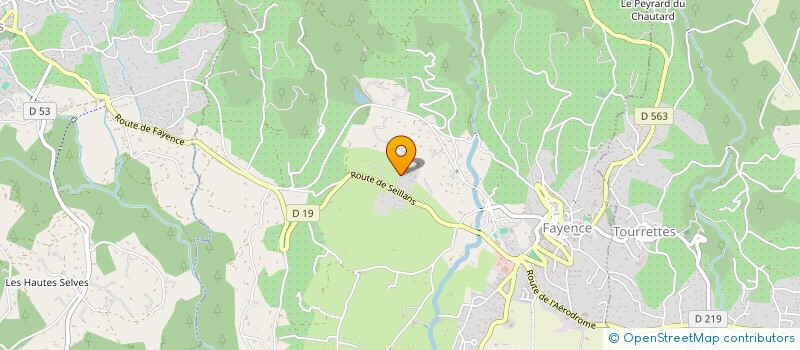 localisation de l'entreprise MONSIEUR FRANCK VANBUTSELE  FAYENCE