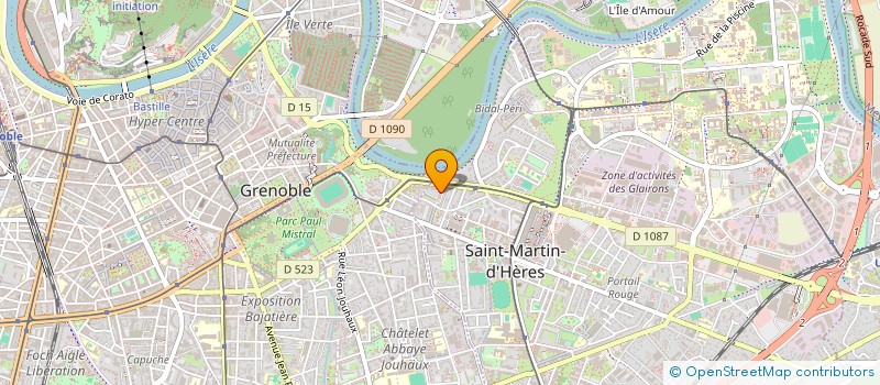 localisation de l'entreprise MONSIEUR FRANCK VANDAMME  SAINT-MARTIN-D'HERES