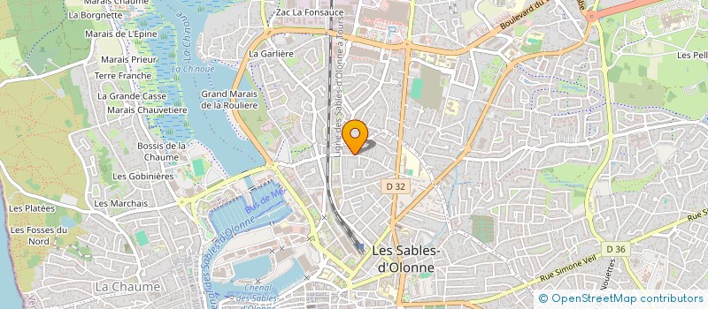localisation de l'entreprise MONSIEUR FRANCK VANDENNOOTGATE à LES SABLES D'OLONNE