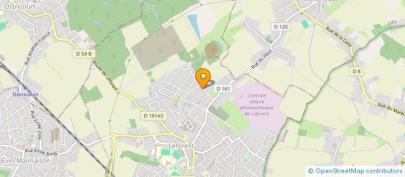 localisation de l'entreprise MONSIEUR FRANCK VANDENSTEENDAM  LEFOREST