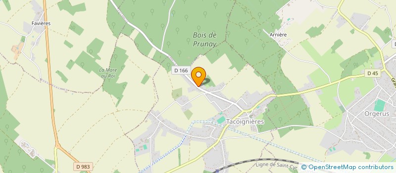 localisation de l'entreprise MONSIEUR FRANCK VANDERMEERSCH  TACOIGNIERES