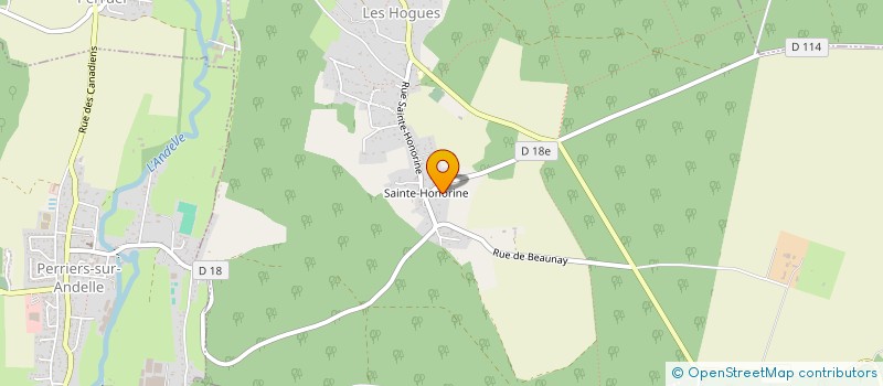 localisation de l'entreprise MONSIEUR FRANCK VANDRILLE  LES HOGUES