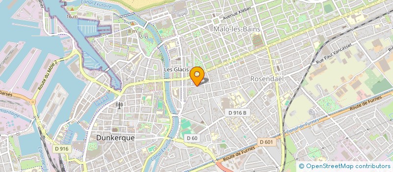 localisation de l'entreprise MONSIEUR FRANCK VANHILLE à DUNKERQUE