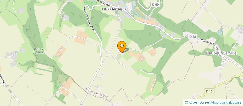 localisation de l'entreprise MONSIEUR FRANCK VANTRIN  BEC-DE-MORTAGNE