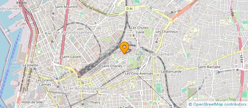 localisation de l'entreprise MONSIEUR FRANCK VAUDANO à MARSEILLE