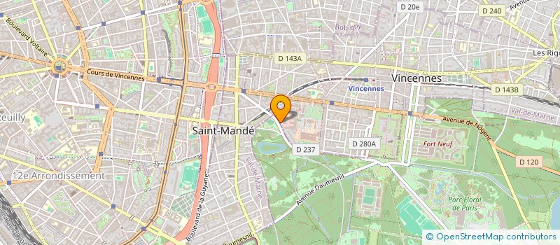 localisation de l'entreprise MONSIEUR FRANCK VEBER  SAINT-MANDE