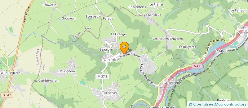 localisation de l'entreprise MONSIEUR FRANCK VERGNON à DARGOIRE