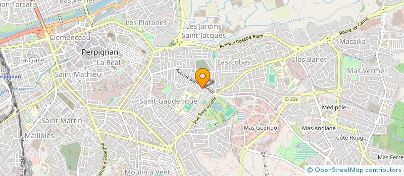 localisation de l'entreprise MONSIEUR FRANCK VERJUX à PERPIGNAN