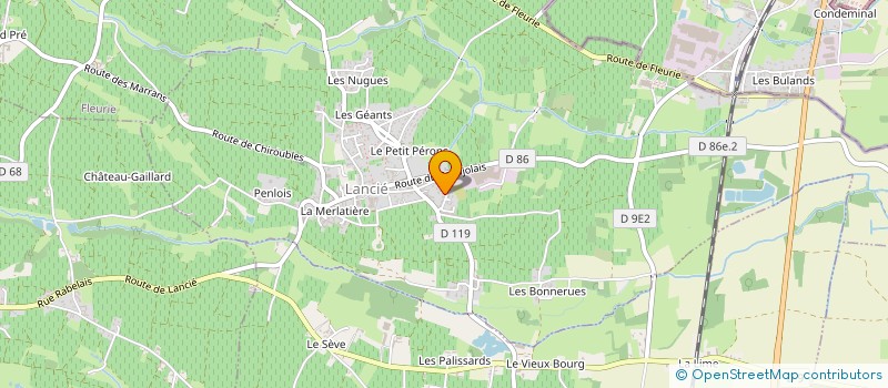 localisation de l'entreprise MONSIEUR FRANCK VERPOIX  LANCIE