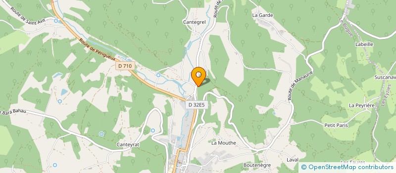 localisation de l'entreprise MONSIEUR FRANCK VERRIEZ à LE BUGUE