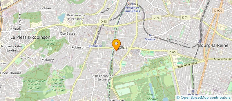 localisation de l'entreprise MONSIEUR FRANCK VERSTRAETEN à SCEAUX