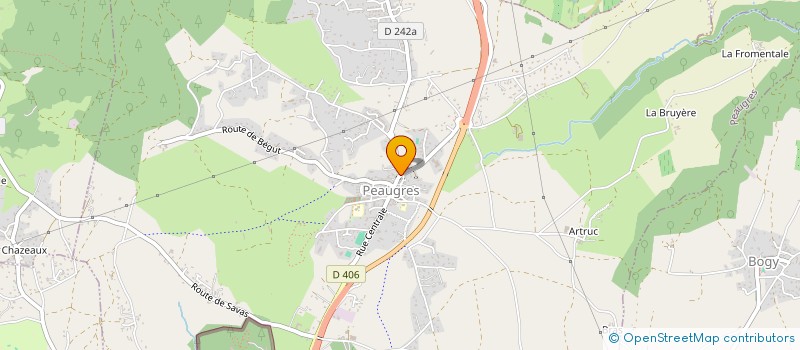 localisation de l'entreprise MONSIEUR FRANCK VEYRE  TALENCIEUX