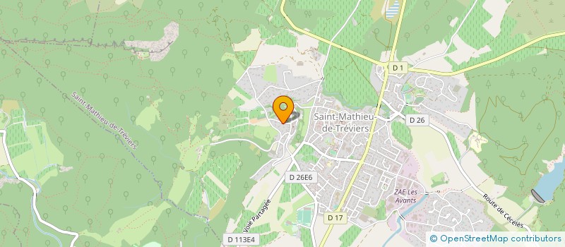 localisation de l'entreprise MONSIEUR FRANCK VIAL  UCHAUD