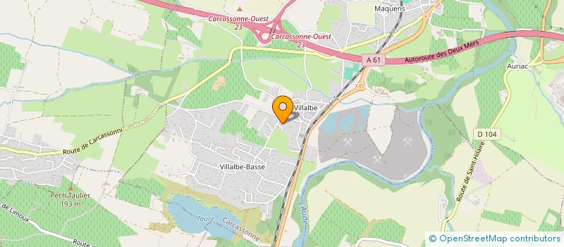 localisation de l'entreprise MONSIEUR FRANCK VIALADE  CARCASSONNE