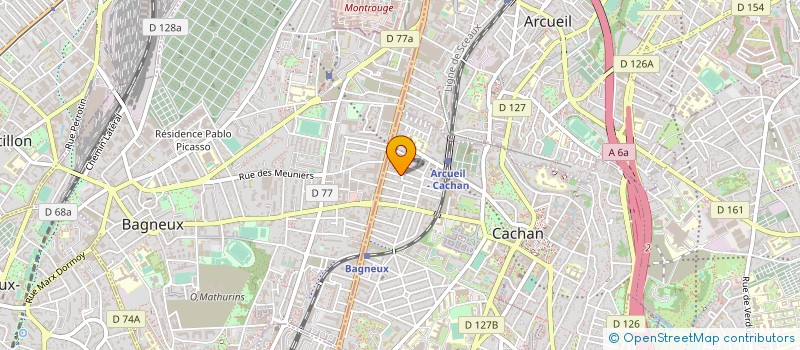 localisation de l'entreprise MONSIEUR FRANCK VIENNEY à CACHAN