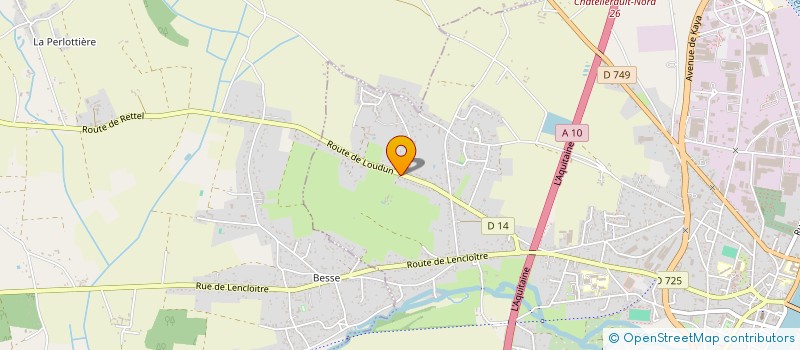 localisation de l'entreprise MONSIEUR FRANCK VIGNAUD  CHATELLERAULT