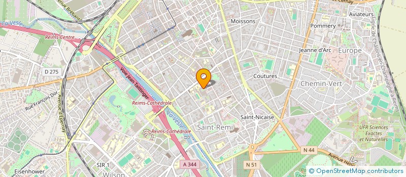 localisation de l'entreprise MONSIEUR FRANCK VILLAIN  SAINT-RAPHAEL