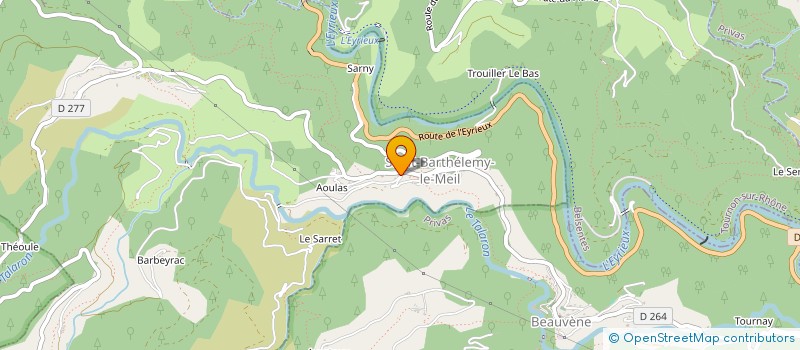 localisation de l'entreprise MONSIEUR FRANCK VILLAIN  SAINT-BARTHELEMY-LE-MEIL