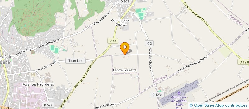 localisation de l'entreprise MONSIEUR FRANCK VILLARD  GENISSIEUX