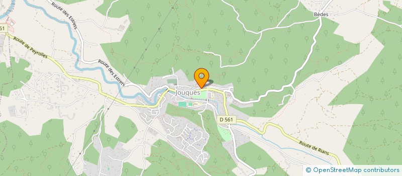 localisation de l'entreprise MONSIEUR FRANCK VILLARD  JOUQUES