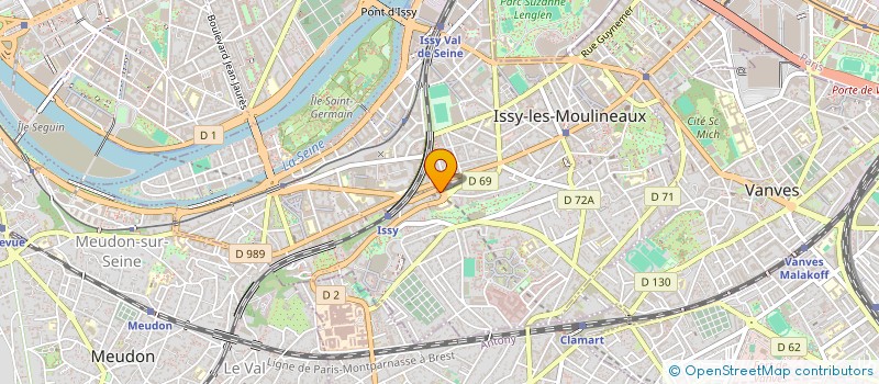 localisation de l'entreprise MONSIEUR FRANCK VILLEFROY à ISSY-LES-MOULINEAUX