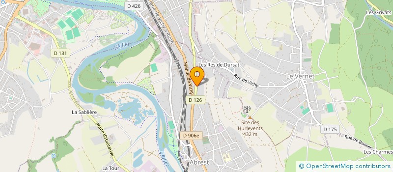 localisation de l'entreprise MONSIEUR FRANCK VILLEMAIN  ABREST