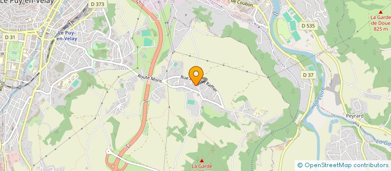 localisation de l'entreprise MONSIEUR FRANCK VILLEVIEILLE  LE PUY-EN-VELAY