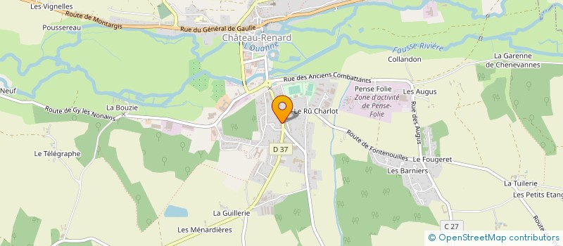 localisation de l'entreprise MONSIEUR FRANCK VINCENT  CHATEAU-RENARD