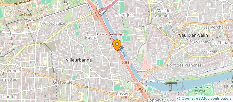 localisation de l'entreprise MONSIEUR FRANCK VISCA  VILLEURBANNE