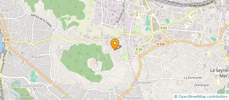 localisation de l'entreprise MONSIEUR FRANCK VISCA à SIX-FOURS-LES-PLAGES