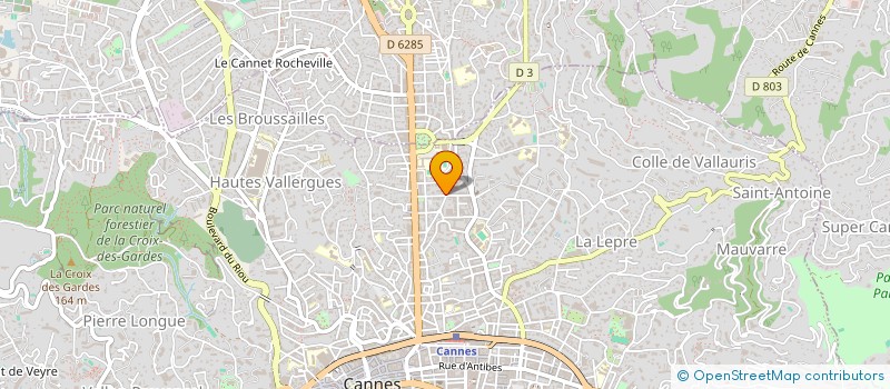 localisation de l'entreprise MONSIEUR FRANCK VITETTA à CANNES